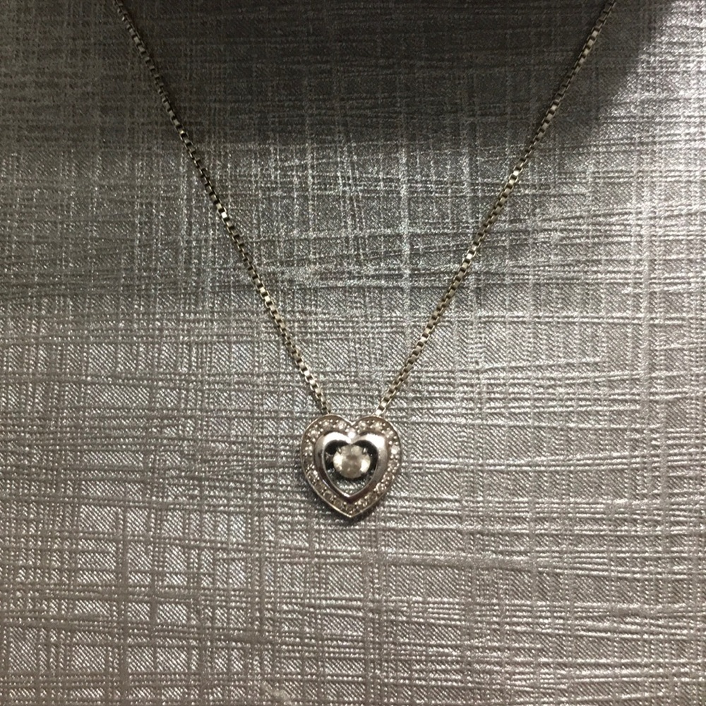 Zales heart necklace